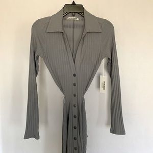 Cut-out back Sweater Dress